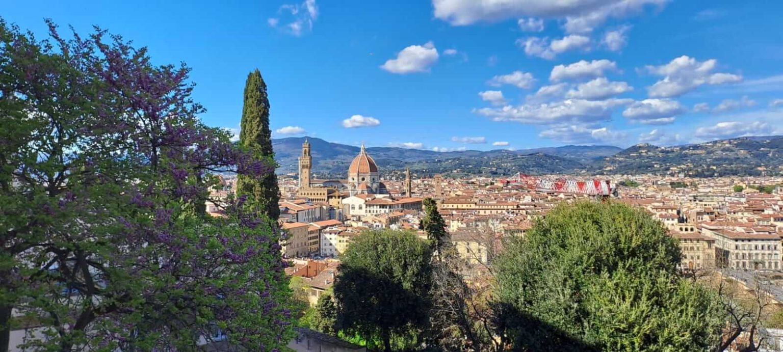 Giardino di Villa Bardini e Vista su Firenze